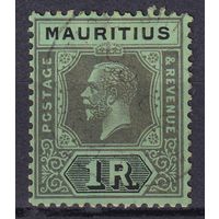 34.BrKM. Великобритания. Колонии. Маврикий. Георг V. Стандарт. 1R. 1923 г. Mi.#169 II.