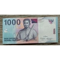 Werty71 Индонезия 1000 рупий 2011 UNC банкнота
