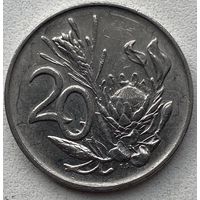 ЮАР 20 центов 1987 г.