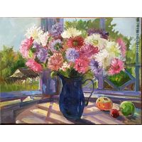 Солнечно. Х/м ,на подрамнике 50/70