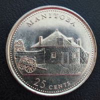 Канада 25 центов 1992, 125 лет конфедерации Манитоба (1.8.1).