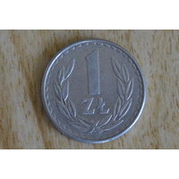 Польша 1 злотый 1986