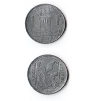 1 франк Бельгия 1943 года
