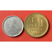 Аргентина, 2 монеты