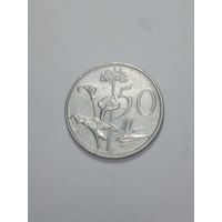 ЮАР 50 центов 1983 года . Suid - Africa