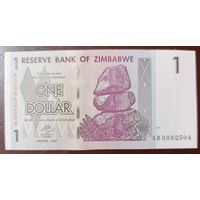 1 доллар 2007 года - Зимбабве - UNC