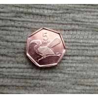 Werty71 Ботсвана 5 тхебе 2007 Птица - носорог Токо