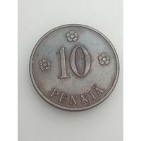 Финляндия 10 пенни 1924 года .