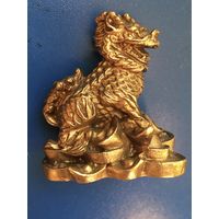 Небесный лев защитник Будды, бронза