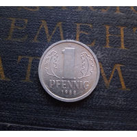 1 пфенниг 1988 (A) Германия ГДР #02 aUNC