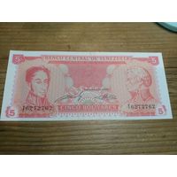 Венесуэла. 5 боливар. Пресс, для коллекции!