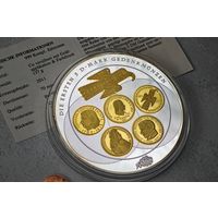 Позолота  , настольная медаль