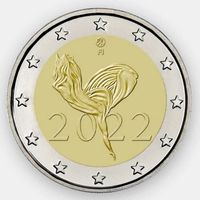 2 Евро Финляндия 2022 100 лет Финскому национальному балету UNC из ролла