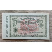 Werty71 Германия 20000000 марок 1923 20 миллионов банкнота Берлин железная дорога д/ж паравоз