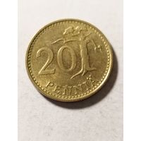 Финляндия 20 пенни 1982