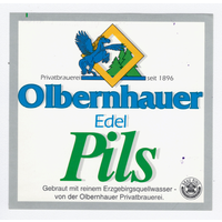 Этикетка пива Olbernhauer Германия М459