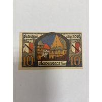 Нотгельд 10 геллеров