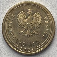 Польша 1 грош 2025 г.