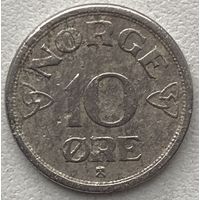 Норвегия 10 эре 1954 г.