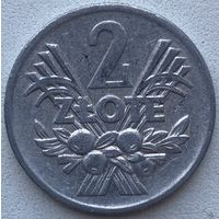 Польша 2 злотых 1974 г.