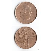 20 франков Бельгия 1980 года