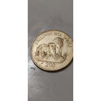 Танзания 200 шиллингов 1998