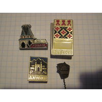 Города. 4 значка/6 с рубля!