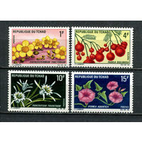 Чад - 1969 - Цветы - [Mi. 271-274] - полная серия - 4 марки. MNH.  (Лот 98HG)-T41P40