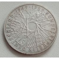 10 марок 1989 год 40 лет ФРГ