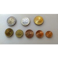 Литва, евро. набор 2015 года из 8 монет