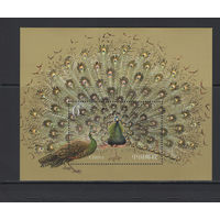 Китай /China 2004** Птицы Павлины Блок