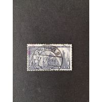 Польша 1938 Марка "150 лет конституции США" (гашение без клея, след от наклейки) Mi.326 каталог 2.00 евро