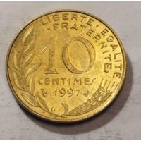 Франция 10 сантим 1997