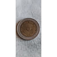 Аргентина 1 песо 2016