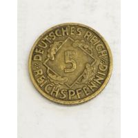 Германия 5 пфенинг 1935 J