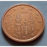 2 евроцента, Испания 2015 г., AU