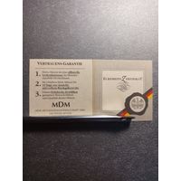 Сертификат к монете 10 марок ФРГ 1972 Олимпиада 1972 Мюнхен