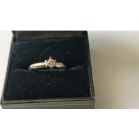 Кольцо золото 585 пробы бр 0,25 карат.3,62 гр.