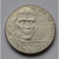 США, 5 центов 2021 г. Р