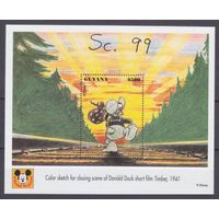 1993 Гайана 4471/B364 Дисней - Дональд Дак Тимбер 1941 8,50 евро