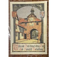 Нотгельд , 50 пфеннигов, Бад-Зоден-ан-дер-Верра 1921 год. Веймарская республика