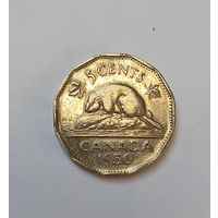 Канада 5 центов 1950г.