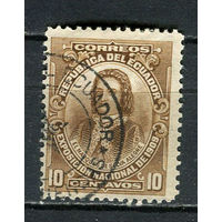 Эквадор - 1909 - Маркиз Хуан Пио де Монтуфар 10С - [Mi.178] - 1 марка. Гашеная.  (Лот 30JC)-TG3P59