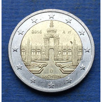 Германия 2 евро 2016 A Саксония