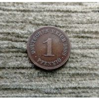 Werty71 Германия 1 пфенниг 1888 A