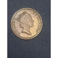 Британия 1 пенни 1987г.