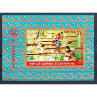 1976 Экваториальная Гвинея 792b/B210b Олимпийские игры 1976 года в Монреале MNH