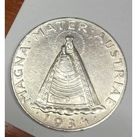 5 шиллингов 1934 Мадонна Австрия