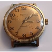 Позолоченные часы "Восток". АУ. СССР. Все лоты с 1 рубля!