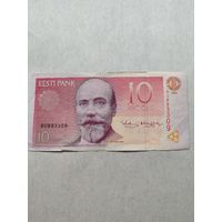 10 крон образца 1994 года (Эстония) . СМОТРИТЕ ДР. МОИ ЛОТЫ. Большая распродажа!